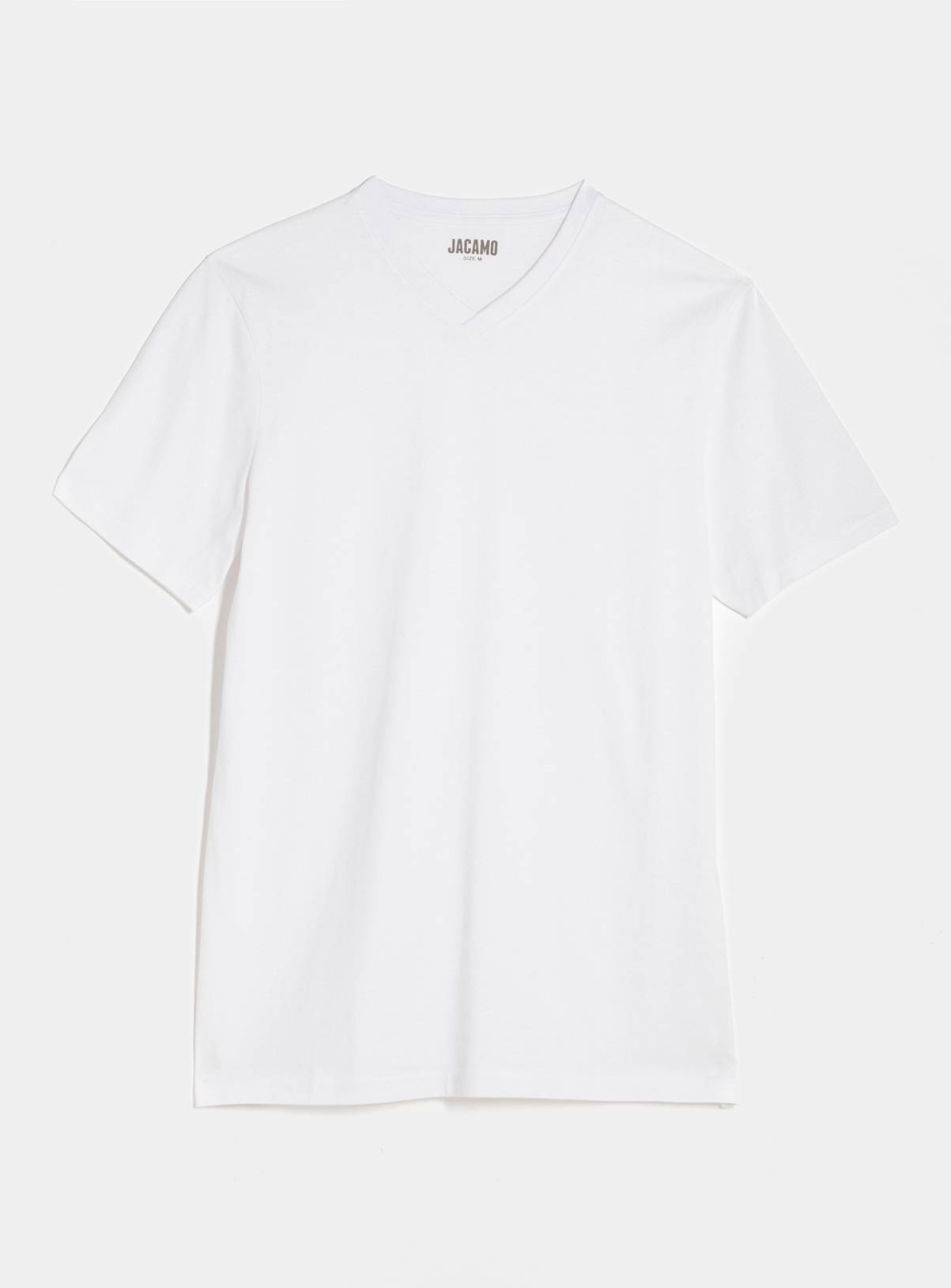 JACAMO 5 Pack Pure Cotton V Neck T-Shirt L - Image 3
